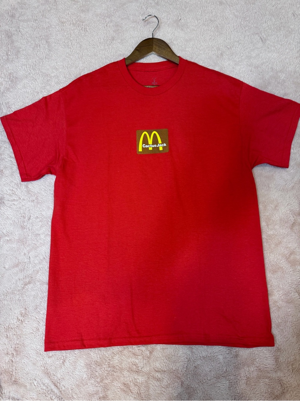 Cactus Jack x McDonald's Red Short Sleeve Tee